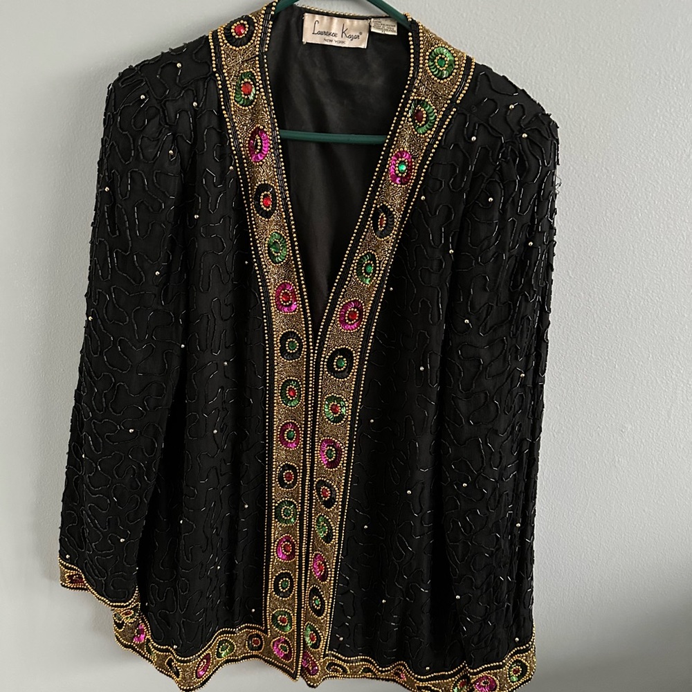 Laurence Kazar Shimmer Cardigan XL